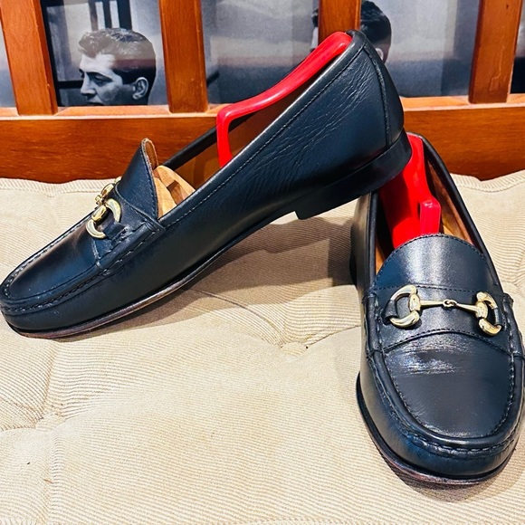 Jay Butler’s Black horse Bit loafers. main image 5